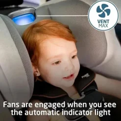 Maxi-Cosi - Cadeira auto conversível multifuncional Pria Chill, cinza