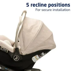 Maxi-Cosi - Cadeira de carro infantil giratória Peri 180° Kindred Collection, Onyx Heritage