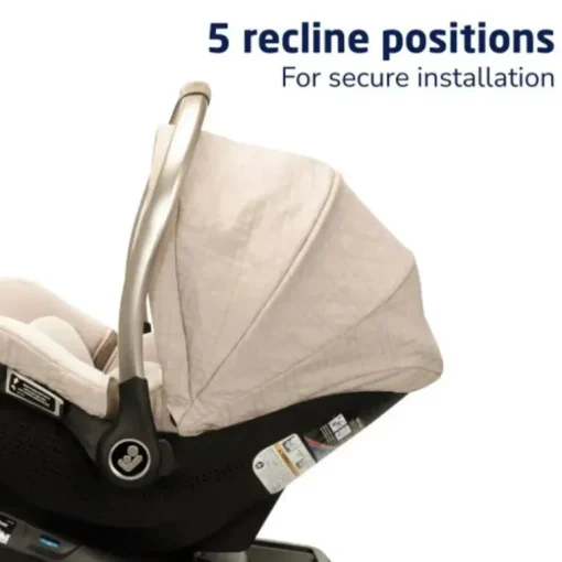 Maxi-Cosi - Cadeira de carro infantil giratória Peri 180° Kindred Collection, Onyx Heritage