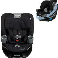 Maxi-Cosi - Emme 360 ​​Assento de carro conversível giratório tudo-em-um, preto meia-noite