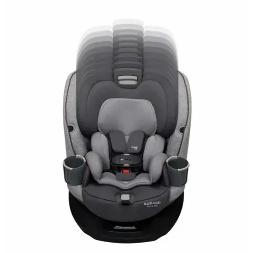 Maxi-Cosi - Emme 360 ​​Assento de carro conversível giratório tudo-em-um, preto meia-noite