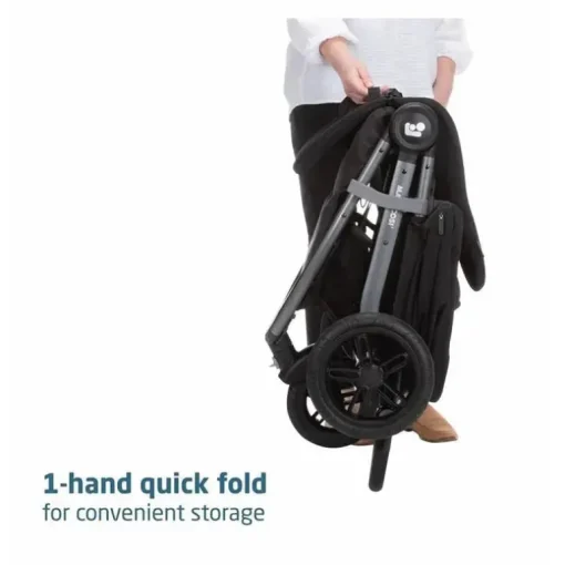 Maxi-Cosi - Gia XP Luxe 3-Wheel Travel System, Midnight Black