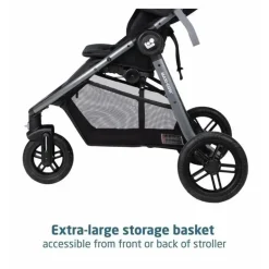 Maxi-Cosi - Gia XP Luxe 3-Wheel Travel System, Midnight Black