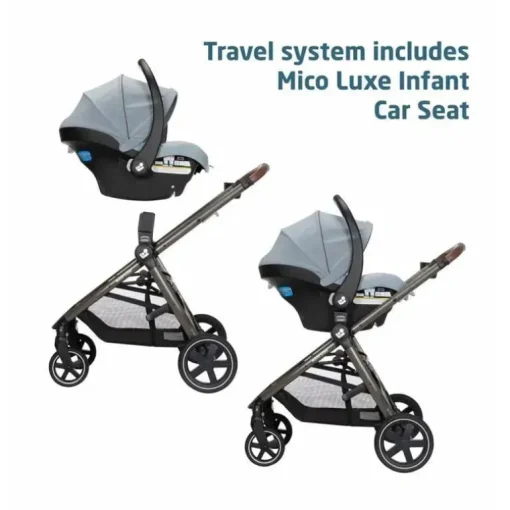 Maxi-Cosi - Sistema de viagem modular Zelia 2 Luxe 5 em 1, New Hope Grey