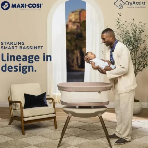 Maxi-Cosi - Starling Smart Bassinet Coleção Kindred, Patrimônio Natural