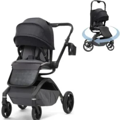 Maxi-Cosi - Tana 360 Rotating Modular Stroller Kindred Collection, Onyx Heritage