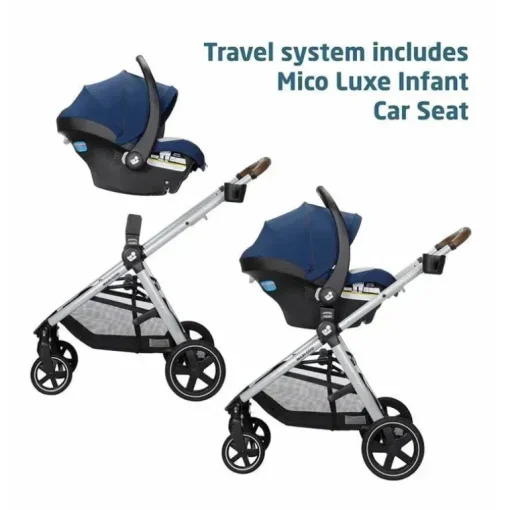 Maxi-Cosi - Zelia 2 Luxe 5 em 1 Modular Travel System, New Hope Navy