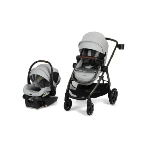 Maxi-Cosi - Zelia Luxe + Travel System, Arctic Frost