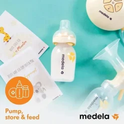 Medela - 6 unidades de frascos para coleta e armazenamento de leite materno