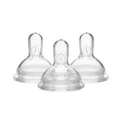 Medela - bicos para garrafa de fluxo lento 3Pk com base larga