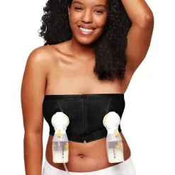 Medela - Bustier de bombeamento mãos livres, preto