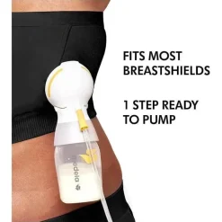 Medela - Bustier de bombeamento mãos livres, preto