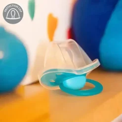 Medela - chupeta de bebê 2 unidades, verde jade e cinza calmo