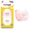 Medela - chupeta de bebê 2Pk, rosa/transparente