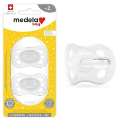 Medela - chupeta de bebê 2Pk, transparente