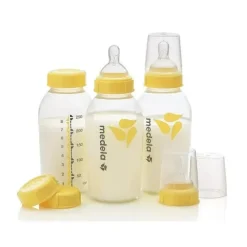 Medela - Conjunto de mamadeiras para leite materno de 8 onças