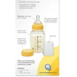 Medela - garrafa de armazenamento de leite materno de 5 onças