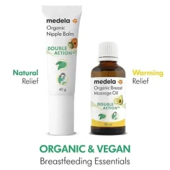 Medela - óleo orgânico de massagem mamária para mães que amamentam