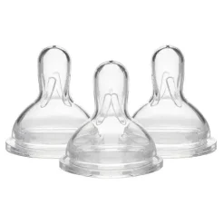 Medela - 3Pk Mamilos de Fluxo Médio com Base Larga