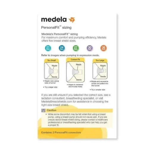 Medela - Protetor de bomba tira leite PersonalFit 2Pk (peça sobressalente)