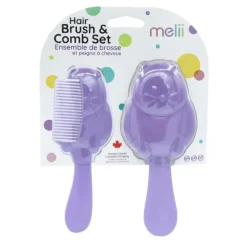 Melii - 2 Piece Hair Brush And Comb Set, Cat