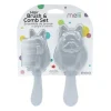Melii - 2 Piece Hair Brush And Comb Set, Bulldog