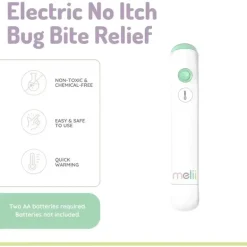 Melii - Alívio elétrico para picadas de insetos sem coceira e inchaço, crianças e adultos