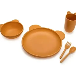 Melii - Conjunto de refeições para alimentação de celulose 5Pk, Urso