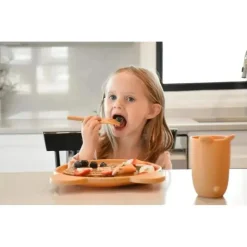 Melii - Conjunto de refeições para alimentação de celulose 5Pk, Urso