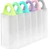 Melii - Moldes para picolé com bandeja, 6 moldes para picolé faça você mesmo