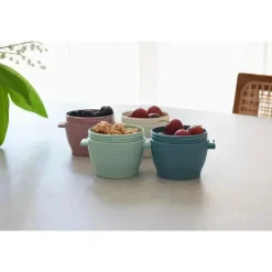 Melii - 4Pk Snap &amp; Go Recipientes para armazenamento de alimentos para bebês, 4 Oz
