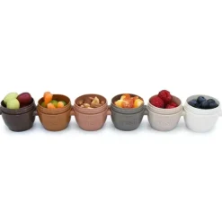 Melii - 6Pk Snap Containers e Go Pods, neutros, 2 onças