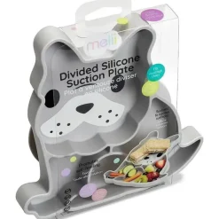 Melii - placa de sucção de silicone dividida, Bulldog