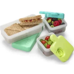 Melii - Quebra-cabeça de Menta Bento Box Armazenamento de Alimentos