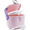 Melii - Recipiente de armazenamento de fórmulas para bebês com colher integrada, capacidade de 400ml / 13,5 onças, rosa