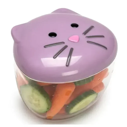 Melii - Recipiente de lanche para bulldog e gato 2 unidades