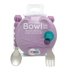 Melii - tigela de silicone para gatos com tampa e utensílios