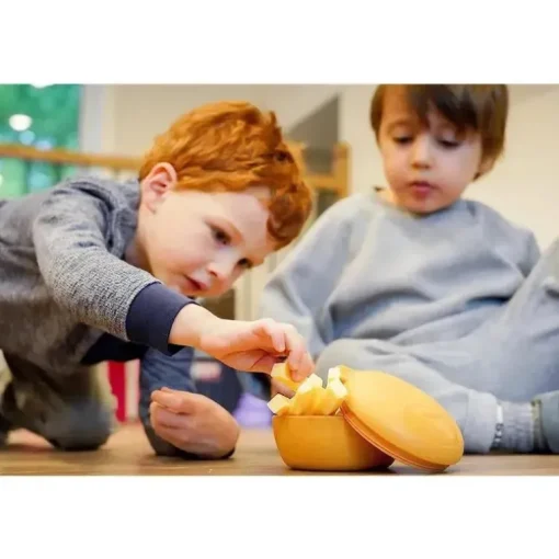 Melii - Tigela Urso de Silicone com Tampa e Utensílios