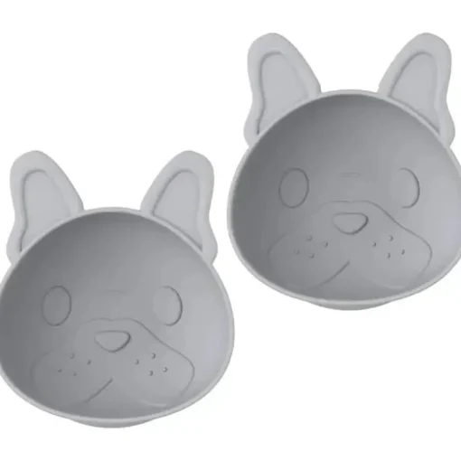 Melii - Ventosas de silicone, 10,1 onças, 2 unidades, Bulldog