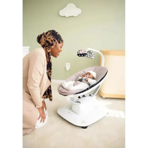 4 mães - balanço de bebê MamaRoo Multi-Motion, azul ardósia