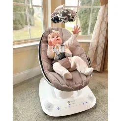 4 mães - balanço de bebê MamaRoo Multi-Motion, azul ardósia