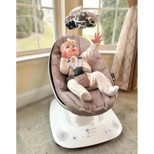 4 mães - balanço de bebê MamaRoo Multi-Motion, azul ardósia