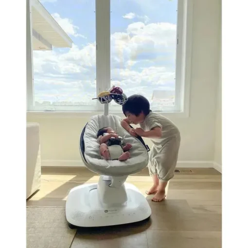 4 mães - Balanço de bebê multi-movimento MamaRoo, Sage