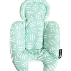 4 mães - inserção para recém-nascido malha fria reversível, verde menta