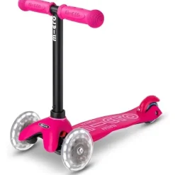 Micro Kickboard - rodas LED Mini2Grow, scooter 4 em 1, para crianças de 1 a 6 anos, rosa