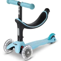 Micro Kickboard - rodas LED Mini2Grow, scooter 4 em 1, para crianças de 1 a 6 anos, azul