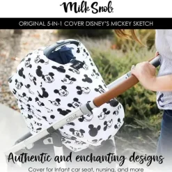 Milk Snob - Capa 5 em 1 original da Disney Esboço do Mickey Mouse