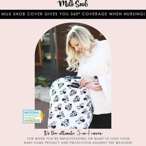 Milk Snob - Capa 5 em 1 original da Disney, Minnie Mouse