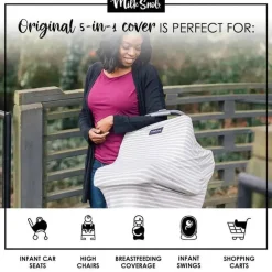 Milk Snob - Original 5 em 1 Capa Listras Heather