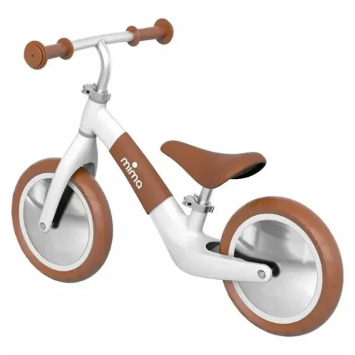 Mima - Bicicleta Zoom Balance, Branca/Camelo
